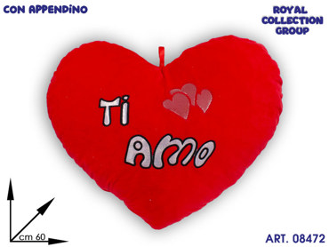 PL2867 4 CUORE ROSSO TI AMO CM 60