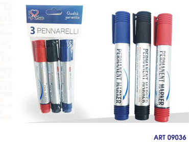 PENNARELLI INDELEBILI 3 PZ IN BUSTA