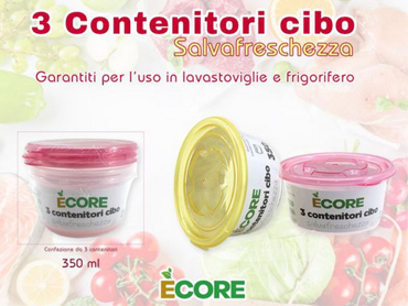 CONTENIT CIBO 3PZ 350 ML COP COL CM 11X6