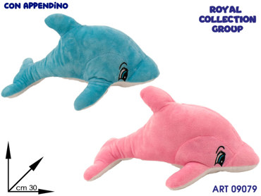 61867  25360 DELFINO PELUCHE 2 ASS CM 30