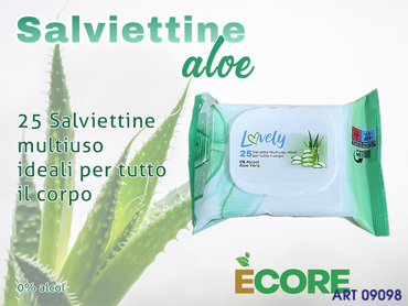 25 PZ SALVIETTINE ALOE
