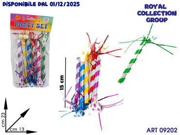 RF 1013 CONFEZIONE 6 LINGUE DI SUOCERA LUX COL ASS CM 17