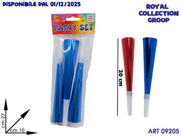RF 1016 CONFEZIONE 3 TROMBETTE COL ASS CM 20