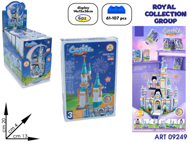 SM906 BUILDING CASTLE 6IN1 CM 20X13 DISPLAY 6 PZ