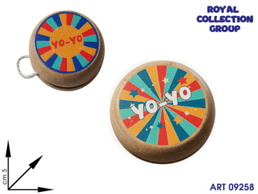 K3003108 YO YO IN LEGNO 2 ASS CM 5