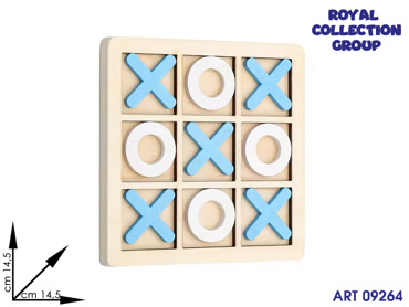 K3003107 GIOCO TRIS IN LEGNO CM 14.5