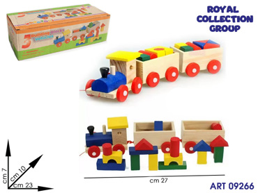 K3003104 BUILDING TRENO IN LEGNO CM 23X10