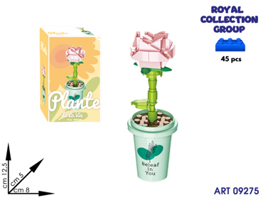 K3110577  SKB265802 BUILDING PLANTE ROSE CM 13X8