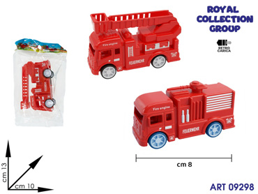 WJ3162 MEZZO POMPIERE IN BUSTA RETROCARICA CM 9