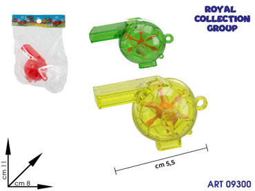 WJ2515 FISCHIETTO COL ASS IN BUSTA CM 5.5