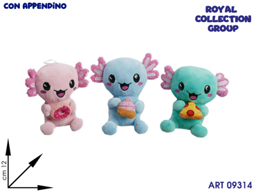 79695 PELUCHE AXO C/CIBO ASS CM 12