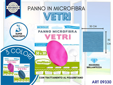 PANNO VETRI CM 30C30 MULTIUSO COL ASS