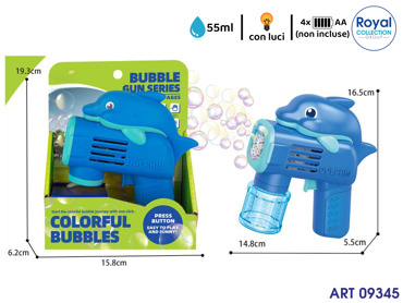 P82238  SPARABOLLE BATTERIA C/LUCE  CM 19.5X16