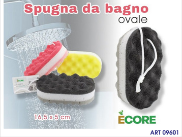 SPUGNA OVALE 16.5X 5 CM COL