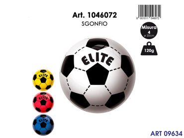 1046072 PALLONE ELITE 20 CM ASS