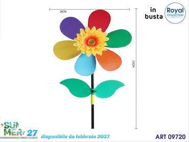 49892 GIRANDOLA FIORE IN BUSTA CM 55X25