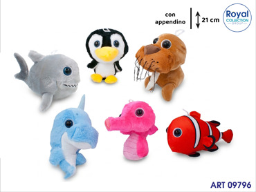 PL3020 ANIMALI MARINI OCCHIONI ASS CM 21