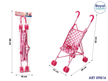 3215739 T968-10 PASSEGGINO IN PLASTICA ASS CM 52x38