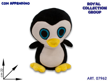 A1 15588 1  PINGUINO OCCHIONI PELUCHE  CM 22