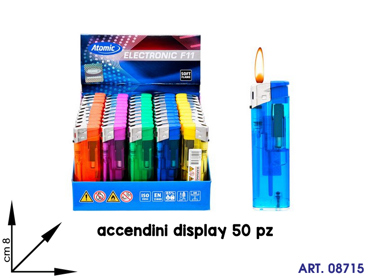 3764359 3648011 SOFTFLAME TRASPARENT CM 8 DISPLAY 50PZ