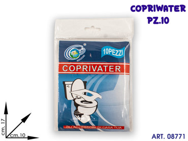 COPRIWATER 10 PZ   CM 17X10