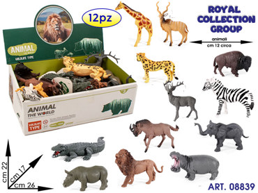 K9602512  ANIMALI SAVANA ASS DISPLAY 12 PZ