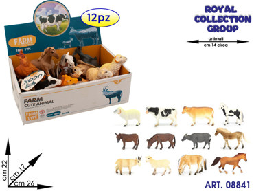 K9602526 ANIMALI FATTORIA ASS DISPLAY 12 PZ