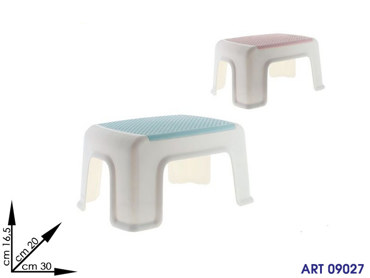 14864 SGABELLINO BICOLOR 30X20X17