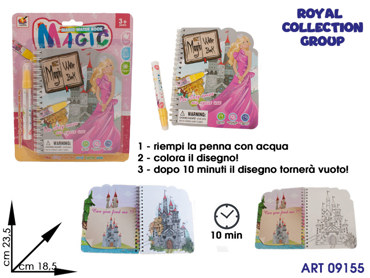 K3600190 BLISTER ALBUM MAGIC WATER PRINCESS CM 23.5X18.5