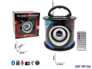 24349 CASSE BLUETOOTH SPEAKER  CM 19X19