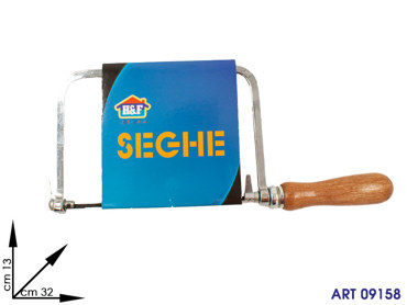 16303 SEGHETTO MANICO LEGNO CM 32
