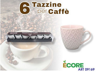 6PZ TAZZINE CAFFE' CERAM - DIS 2