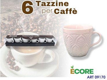 6PZ TAZZINE CAFFE' CERAM - DIS 1